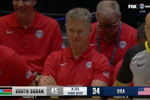 2024年07月21日男篮热身赛 美国男篮 - 南苏丹男篮 全场录像